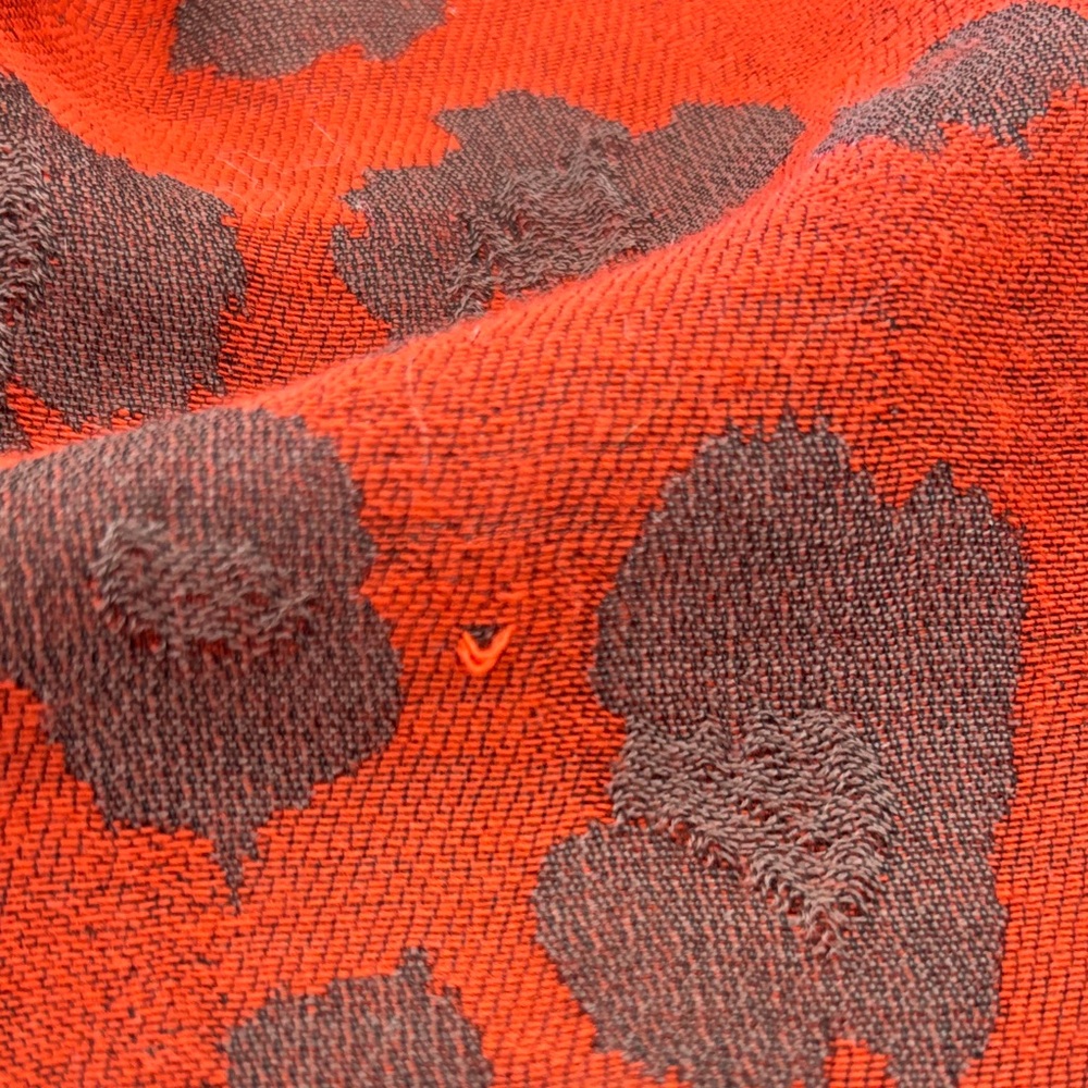 Marc Rozier Paris Silk/Wool Patterned Scarf - Picture 9 of 9